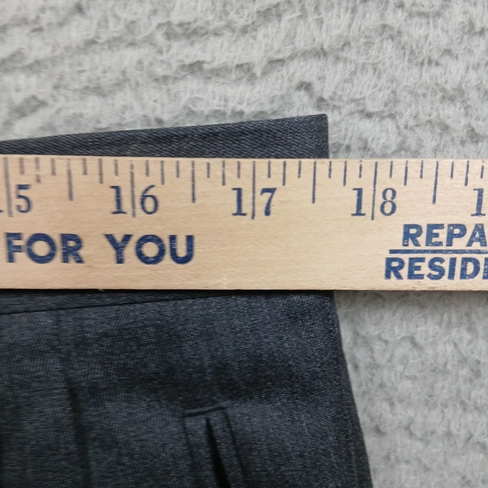 Mark Alexander Gray Pleated Dress Pants Mens 34‎ 100% Wool Cuffed Vintage EUC